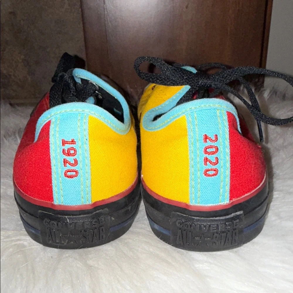 Converse low top Chuck Taylor color block 1920-2020 centennial release M7 W9 - Picture 5 of 13
